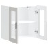 Armario pared para cocina puerta cristal Porto blanco