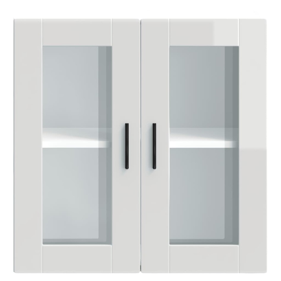 Armario pared para cocina puerta cristal Porto blanco