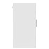 Armario pared para cocina puerta cristal Porto blanco