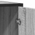 Aparador de madera de ingeniería gris Sonoma 92x35x76