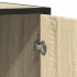 Aparador de madera de ingeniería roble Sonoma 92x35x76