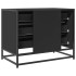 Cajonera de madera contrachapada negro 70x41x56