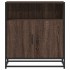Aparador madera ingeniería roble marrón 68x35x76