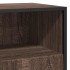 Aparador madera ingeniería roble marrón 68x35x76