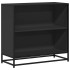 Estantería madera ingeniería negra 80,5x35x76