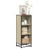 Armario de libros contrachapada color roble 40x35x107,5