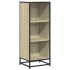 Armario de libros contrachapada color roble 40x35x107,5