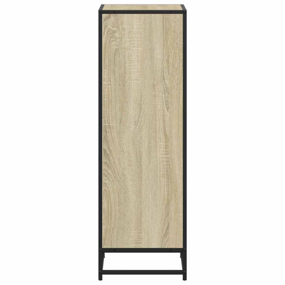 Armario de libros contrachapada color roble 40x35x107,5