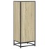 Armario de libros contrachapada color roble 40x35x107,5