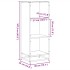 Armario de libros contrachapada color roble 40x35x107,5