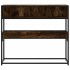 Mesa consola de madera de ingeniería roble ahumado 90x35x80