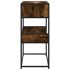 Mesa consola de madera de ingeniería roble ahumado 90x35x80
