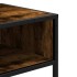 Mesa consola de madera de ingeniería roble ahumado 90x35x80