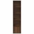 Estantería madera de ingeniería marrón roble 31x24x127