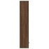 Estantería madera de ingeniería marrón roble 31x24x127