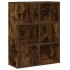 Estantería madera de ingeniería roble ahumado 60x24x76,5