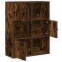 Estantería madera de ingeniería roble ahumado 60x24x76,5