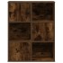 Estantería madera de ingeniería roble ahumado 60x24x76,5