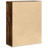 Estantería madera de ingeniería roble ahumado 60x24x76,5