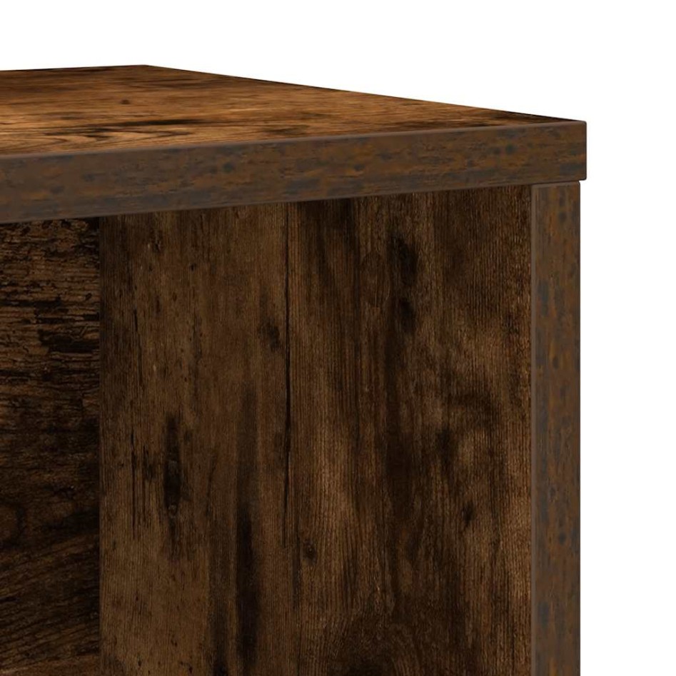 Estantería madera de ingeniería roble ahumado 60x24x76,5