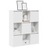 Estantería de madera de ingeniería blanca 89x24x101,5