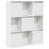 Estantería de madera de ingeniería blanca 89x24x101,5