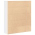 Estantería de madera de ingeniería blanca 89x24x101,5
