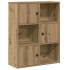 Estantería de madera de ingeniería roble artisan 60x24x76,5