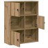 Estantería de madera de ingeniería roble artisan 60x24x76,5