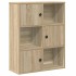 Estantería madera de ingeniería roble sonoma 60x24x76,5