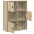Estantería madera de ingeniería roble sonoma 60x24x76,5