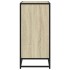 Aparador madera ingeniería y metal roble Sonoma 68x35x76
