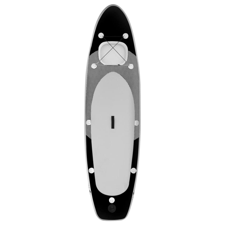 Set de tabla de paddle surf hinchable negro 330x76x10