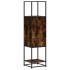 Aparador alto madera de ingeniería y metal 35,5x35x139