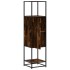 Aparador alto madera de ingeniería y metal 35,5x35x139