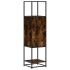 Aparador alto madera de ingeniería y metal 35,5x35x139