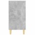 Aparador de madera contrachapada gris hormigón 103,5x35x70
