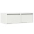 Mueble de TV con luces LED blanco 75x35,5x25