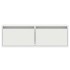 Mueble de TV con luces LED blanco 75x35,5x25