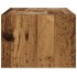 Mueble de TV con luces LED envejecida 75x35,5x25
