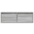 Mueble de TV con luces LED sonoma gris 75x35,5x25