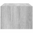 Mueble de TV con luces LED sonoma gris 75x35,5x25