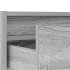 Mueble de TV con luces LED sonoma gris 75x35,5x25