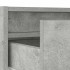 Mueble de TV con luces LED gris hormigón 100X35,5x25