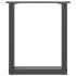 Patas para mesa de centro en forma de U 2 uds antracita