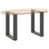 Patas para mesa de centro en forma de U 2 uds antracita