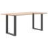 Patas mesa centro forma U 2uds antracita 60x(72-73)cm
