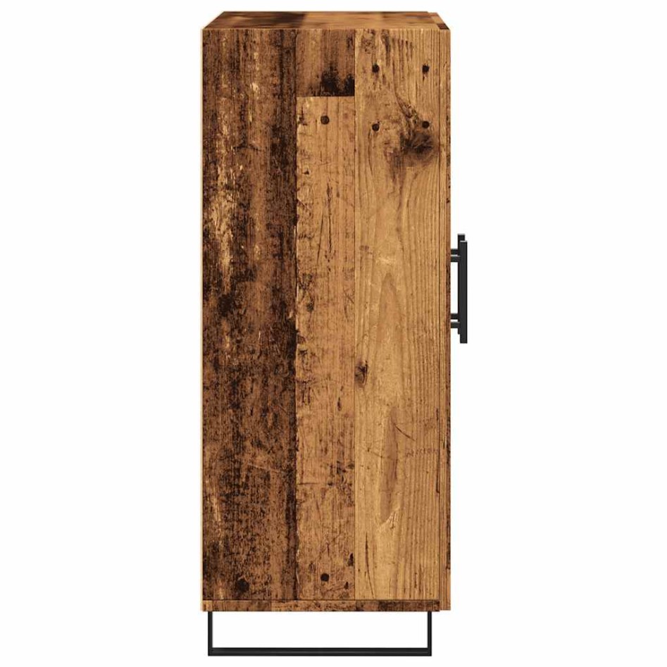 Aparador de madera de ingeniería envejecida 69,5x34x90