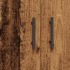 Aparador de madera de ingeniería envejecida 69,5x34x90