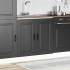Mueble bajo para fregadero Kalmar negro 80x46x81,5